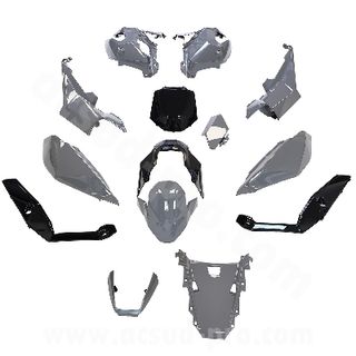 KIT CARENADO HONDA XADV 750 2021 a 2024 GRIS NARDO