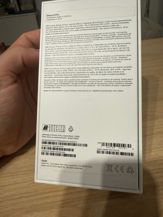 iPhone 14 Pro 128 GB Space Black