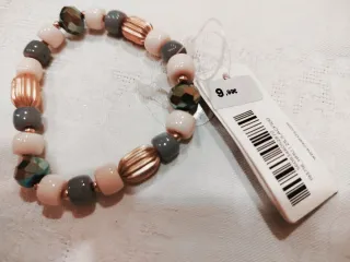 Bracciale Parfois dorato e grigio, nuovo