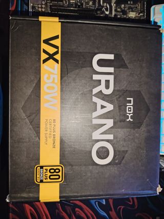 Fuente Alimentación NOX Urano 750W 80+ Bronce