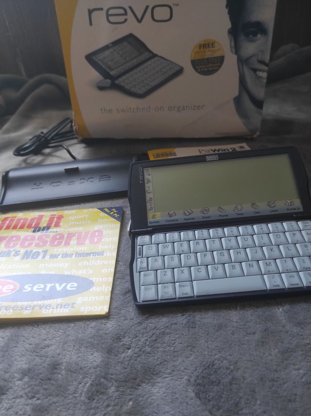 Psion Revo PDA the switched-on organizer