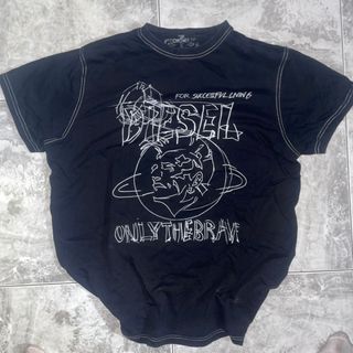 T-shirt Diesel nera vintage