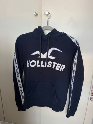 Sudadera Hollister Azul con Logo