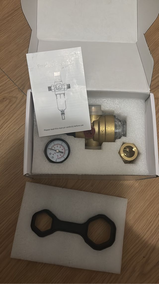 Regulador de aire con manómetro