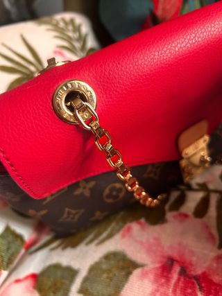 Bolso Louis Vuitton Marrón y Rojo
