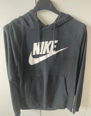 Felpa Nike con cappuccio nera