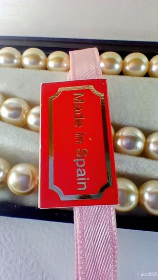 Conjunto Perlas Mallorca Collar Pendientes y pulse