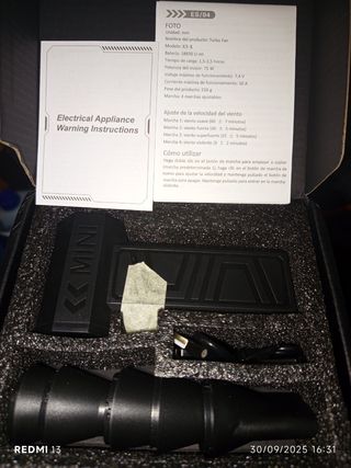 Mini soplador turbo fan