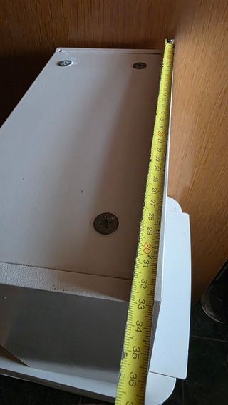 Armario baño pequeño.