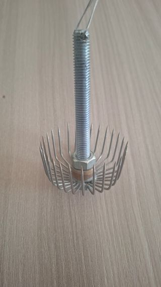 Totanara pesca in acciaio 105g Nuova artigianale 