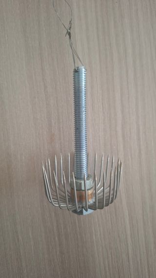 Totanara pesca in acciaio 105g Nuova artigianale 