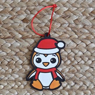 Figura pingüino Navidad