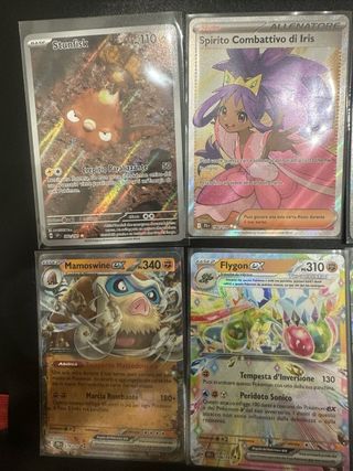 Lotto 8 Carte Pokemon (Avventure e Scintille)