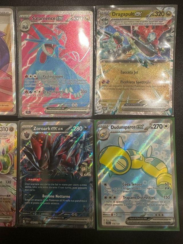 Lotto 8 Carte Pokemon (Avventure e Scintille)