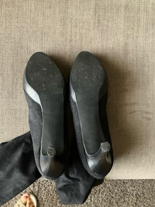 Botas de piel Mascaró negras