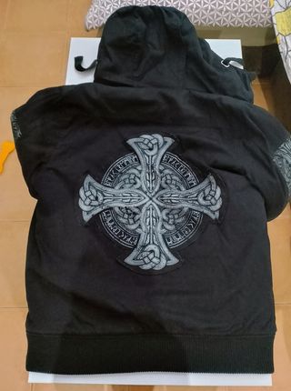 Cazadora Vikinga Negra Premium