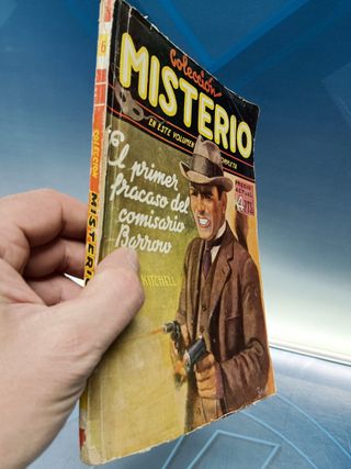 novela pulp, Colección misterio El primer fracaso del comisario Barrow, buen estado