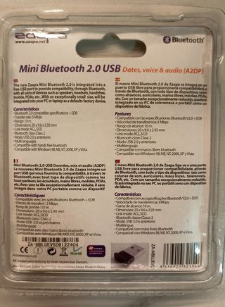 Adaptador Mini Bluetooth 2.0 USB Zaapa