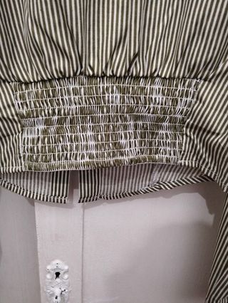 Camisa rayas verde Stradivarius Talla XS