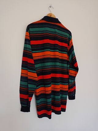 Polo Fila manica lunga uomo XL righe