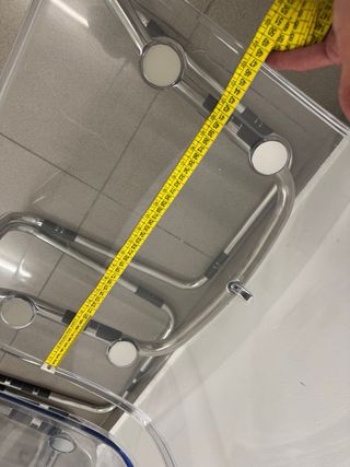 Set de 3 Sillas de comedor transparentes