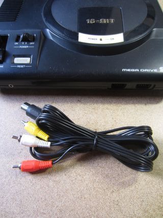 Cable AV Audio Video Sega Megadrive Genesis 1