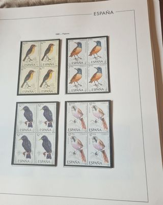 Sellos España  en bloque de cuatro