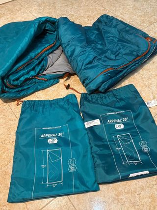 2 Sacos de Dormir Quechua Arpenaz 20°