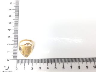 anillo oro 18k con circonita