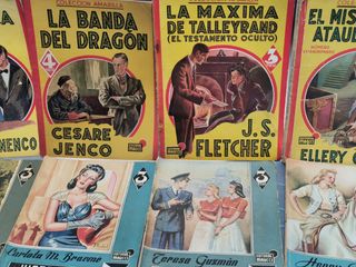 8 novelas Pulp, colección amarilla y colección azul