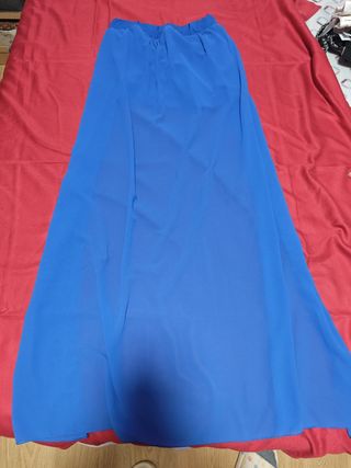 Pantaloneta azul con falda