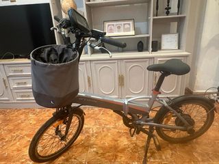 Bicicleta Eléctrica Plegable Btwin 550