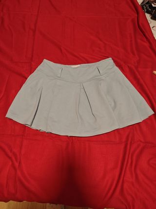 Falda pantalón gris