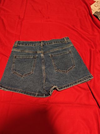 Pantaloneta falda vaquera