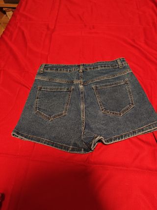 Pantaloneta falda vaquera