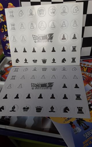 Scacchiera Dragonball Z Incompleta