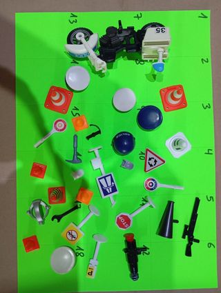Lote Playmobil policía y tráfico