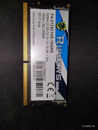 Módulo G.Skill DDR4 16GB SO-DIMM