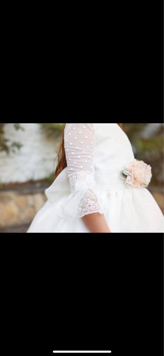 Traje de Comunión Niña Blanco natural