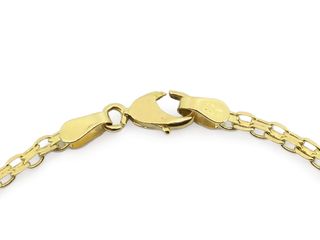 pulsera oro 18k con piedra con circonita