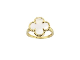 anillo oro 18k con nacar t. 18 (18,47 mm)