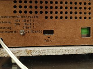 Radio Vintage Grundig RF115 1968 Blanca Funciona
