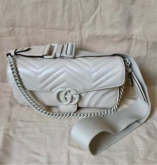 Bolsa Gucci Marmont Beige/Blanca Original