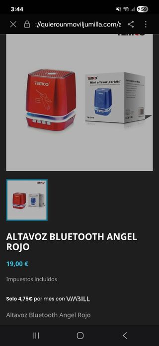 Altavoz Portátil Mini T-2311A