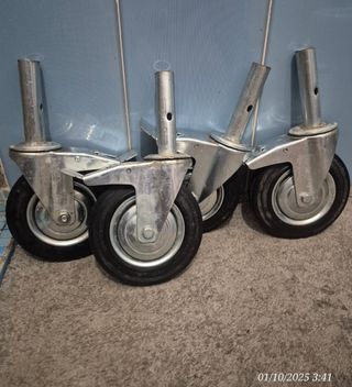 Ruedas Giratorias para Andamio con Freno (4 Und.)