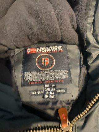Plumas Geographical Norway Talla 16Y