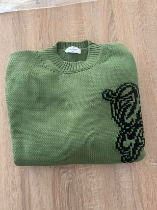 Jersey Off-White Lana Verde Talla L
también M 