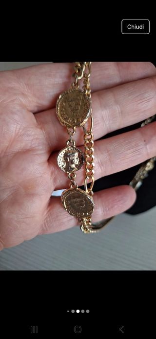 Collana lunga a più fili