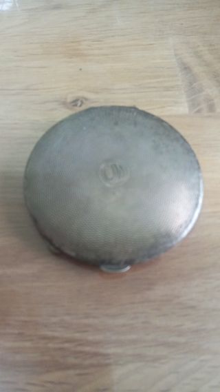 Polvera de plata antigua