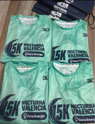 Camiseta Running 15K Nocturna Valencia Nueva y moc